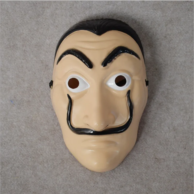Dali пластиковая маска для хеллоуина бумажный дом La Casa De Papel украшение косплея