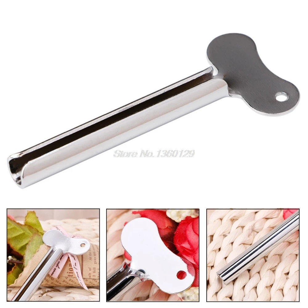 1pc Stainless Steel Toothpaste Squeezer Multifunctional Plastic Cream Tube Squeezing Cosmetic Oil Paint Dropship | Дом и сад