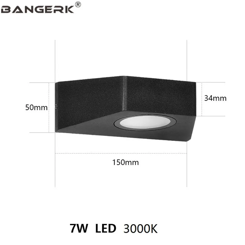 Outdoor LED Wall Light Lamps Up Down Spotlight Waterproof Antirust Modern Sconce Lights Garden Courtyard Decor Lighting | Лампы и