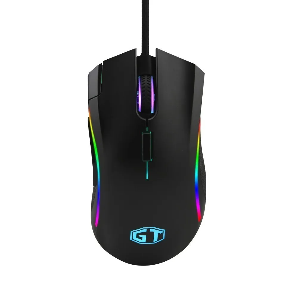 A3050 Delux M625 PMW3360 RGB игровая компьютерная мышь эргономичная Проводная Оптическая Usb кабель 12000 dpi для геймера PC Mause с огненным ключом для ноутбука - Цвет: A3050