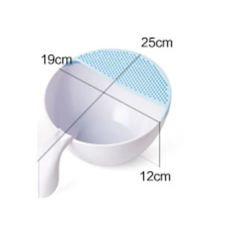 Креативные ручки для сито промывки риса яркий кухонный пластиковый водосток