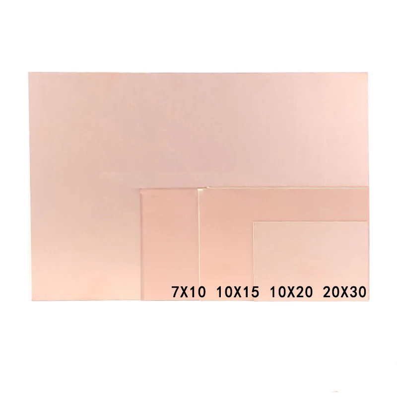 Печатная плата 4 шт./лот 7 5x10 10x15 15x20 20x30 двухсторонняя Стекловолоконная медная