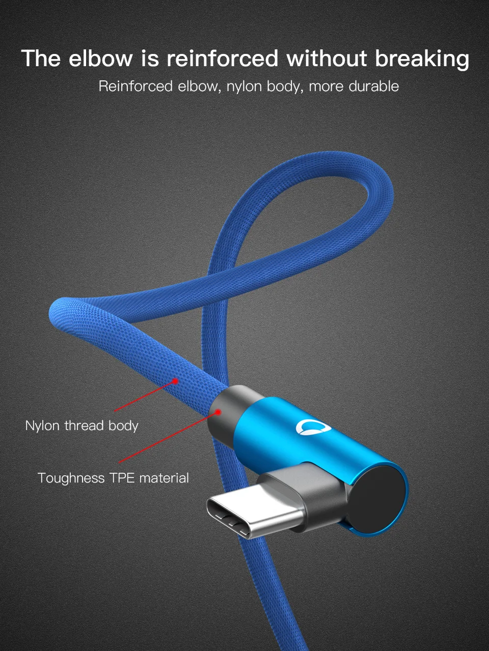 PZOZ 2 м usb c кабель 3,1 Быстрая зарядка 90 градусов нейлоновая оплетка L Тип шнур для передачи данных зарядное устройство для samsung S8 S9 Note 8 9 Xiaomi mi6 mi8