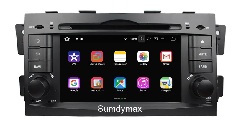 Sumdymax 2 ГБ оперативной памяти + 16 rom Android 8 1 dvd-плеер автомобиля для Kia Borrego Mohave 2008