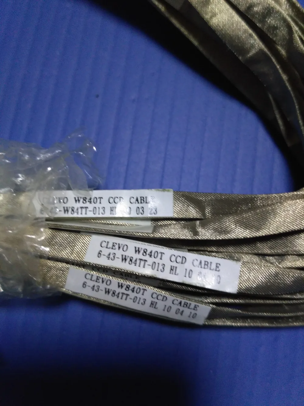 Бесплатная доставка Новый оригинальный кабель clevo W840 CCD 6 43 W84TT 013 w860cu lvds W8601 011|cables for