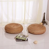 natural handmade round meditation cushion straw cushions futon tatami 50cm 60cm