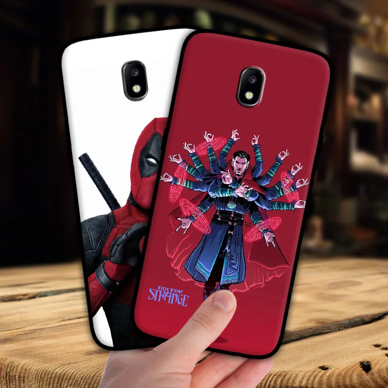 Mosirui для samsung galaxy j5 2017 j5procase Marvel hero Deadpool Spiderman Черная пантера Халк силиконовый