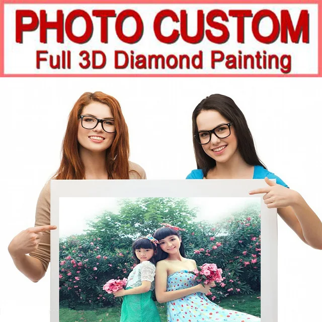 Фото на заказ Алмазная картина Частный сделать свой собственный 5D DIY вышивка 3D