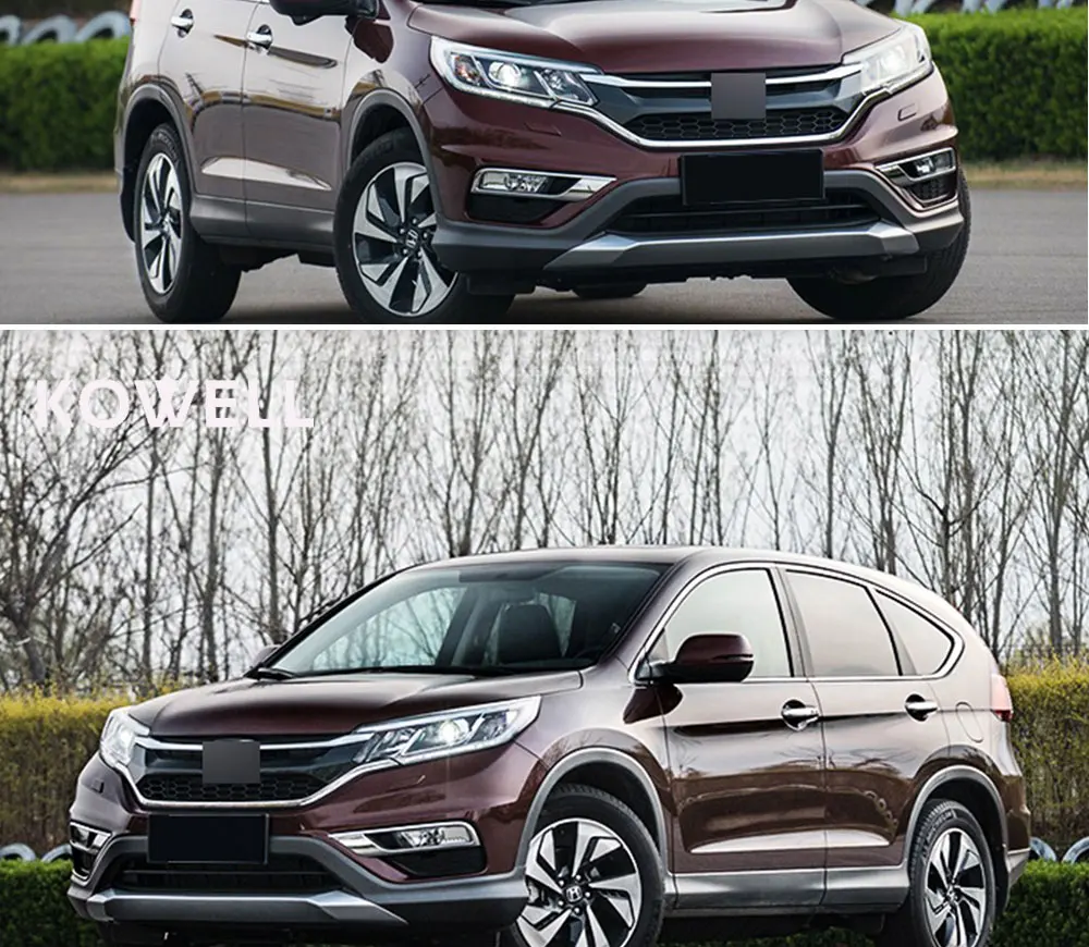 KOWELL автомобильный Стайлинг для Honda CRV головной светильник s Головной фонарь светодиодный DRL передний светильник Биксеноновая линза ксенон HID