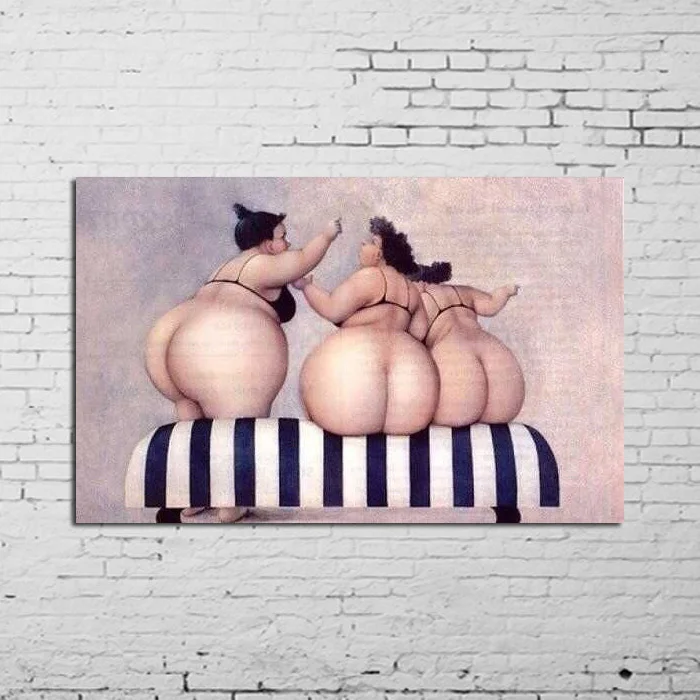 Художественная живопись маслом с обнаженными сексуальными девушками