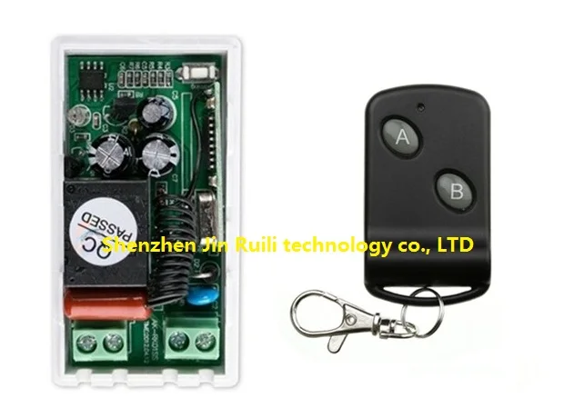 

Высокое качество AC220V 1CH 10A Беспроводной Выключатель питания системы teleswitch 1 приемник и 1 передатчик обучения код переключения мгновенный