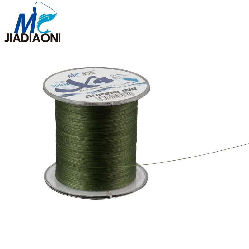 JIADIAONI 300M 4 Strands PE Fly Fishing Line Super Strong Japan Carp Accessories | Спорт и развлечения
