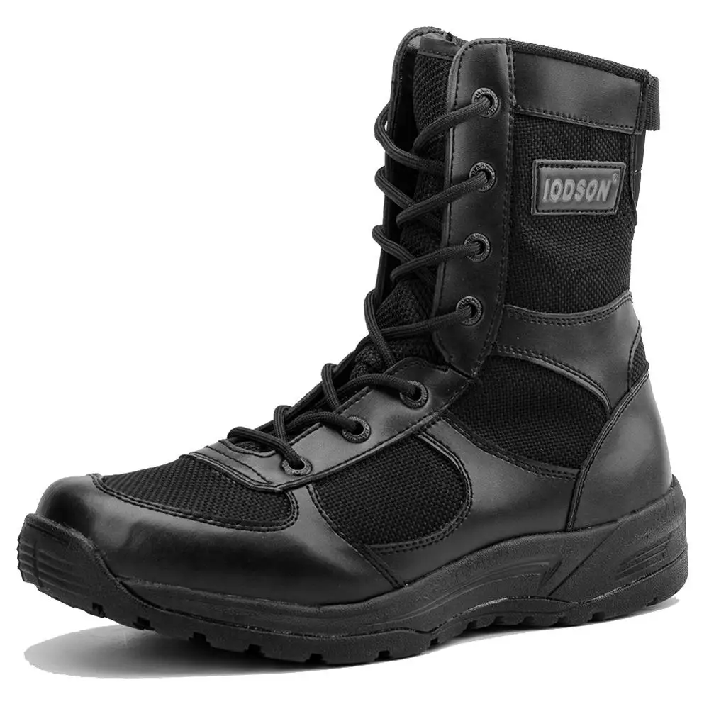 

Men Tactical Boots Trekking Military Shoes Army Desert Waterproof Boots Outdoor Hiking Breathable Ankle Shoes