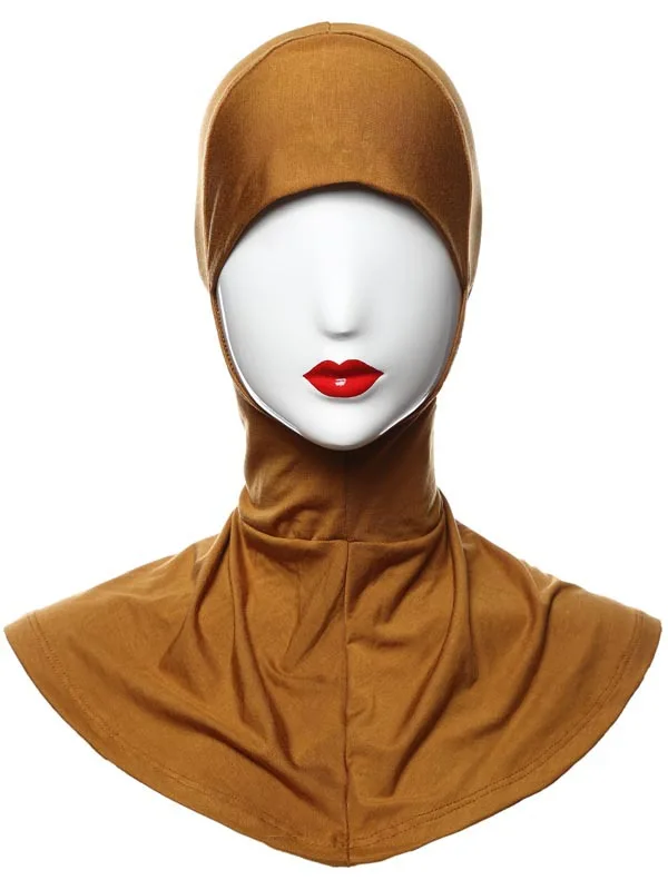 Женские однотонные внутренние хиджабы abaya мусульманский Тюрбан Хиджаб шифоновый