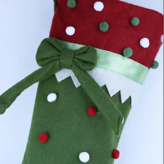 Бесплатная доставка 3 шт./лот цветные конфетные точки Декор Рождественский чулок