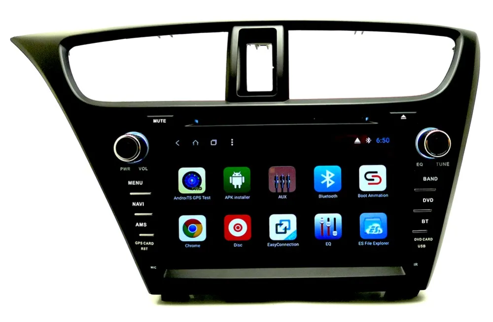 CARBAR 8 &quotHD 1024*600 Android 7 1 Автомобильный DVD Радио GPS стерео Navi аудио плеер для Honda Civic