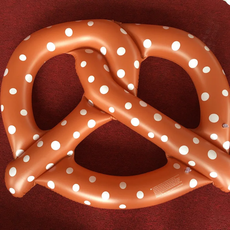 Гигантский надувной плавательный круг Pretzel матрас бассейн плавающий остров Boia