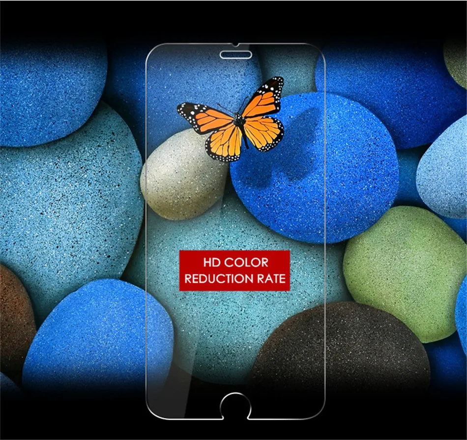 10 шт./лот с уровнем твердости 9H 2.5D закаленное Стекло для iPhone 11 pro X XS MAX XR 5C 5 5S SE 6 6s 7 8 Plus 4 4S 10 ПК чехол с защитной пленкой для экрана