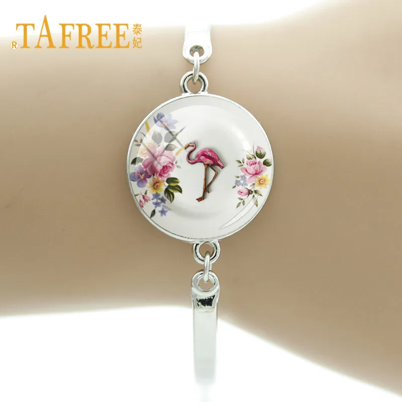 Новинка браслет TAFREE скелет животное птица фламинго дизайнерский цепочка сделай
