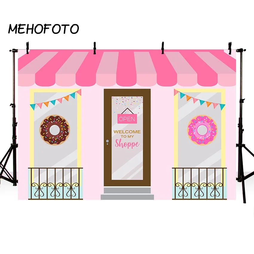 Фон для фотосъемки в магазине с пончиками MEHOFOTO фотографический фон торта