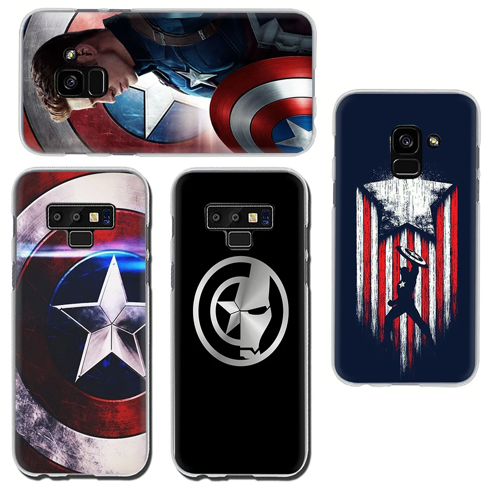 Жесткий чехол для телефона Marvel Капитан Америка Железный человек герои Samsung Galaxy A3