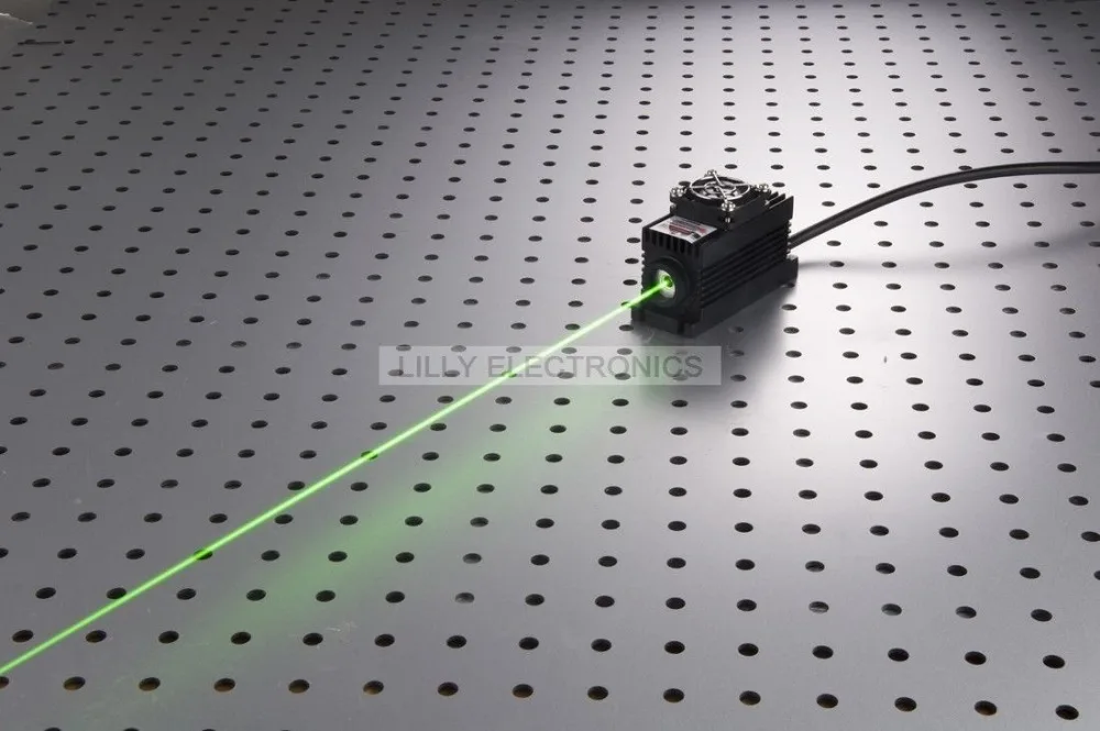 Модуль с зеленым лазером 532нм 1 Вт TTL/аналоговый 0-30 кГц охлаждение TEC 85-265 в |
