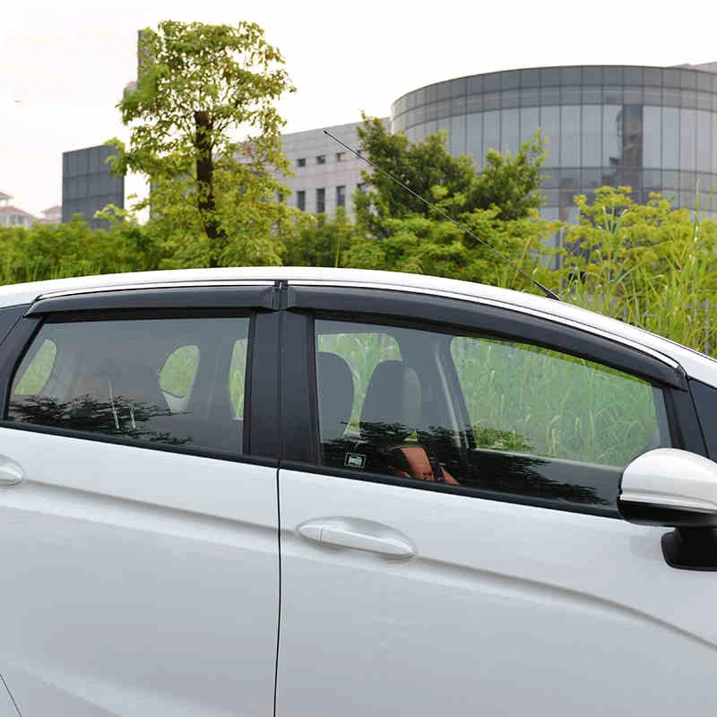 Оконный козырек для Honda JAZZ FIT 2009 2018 Защита от солнца и дождя Защитная крышка