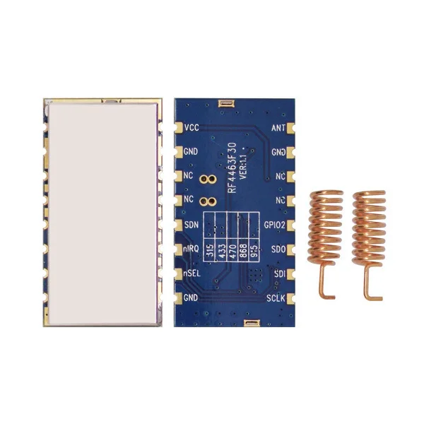 2pcs/lot RF4463F30 embedded High Power 500mW Wireless Transceiver Module in 915MHz | 868MHz