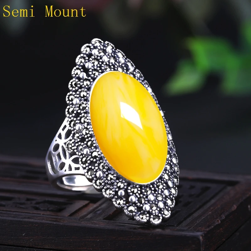 Женское Обручальное кольцо в стиле ретро из серебра 925 пробы 12x21 мм | Украшения и