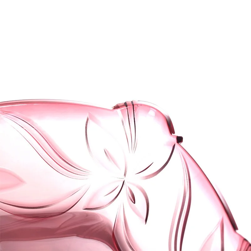 Прозрачный пластиковый поднос для фруктов хрустальный закусок модное простое