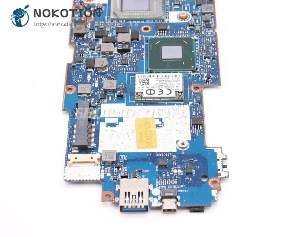 Материнская плата NOKOTION для ноутбука Acer Iconia W700 W700P Процессор I3-3217 4 Гб ОЗУ основная