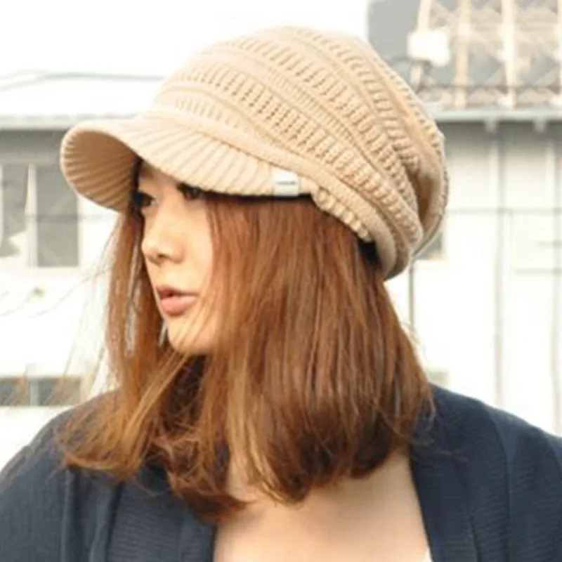 2018 зимние Snapback женские шапки для папы Хлопковые вязаные теплые бейсболки дам