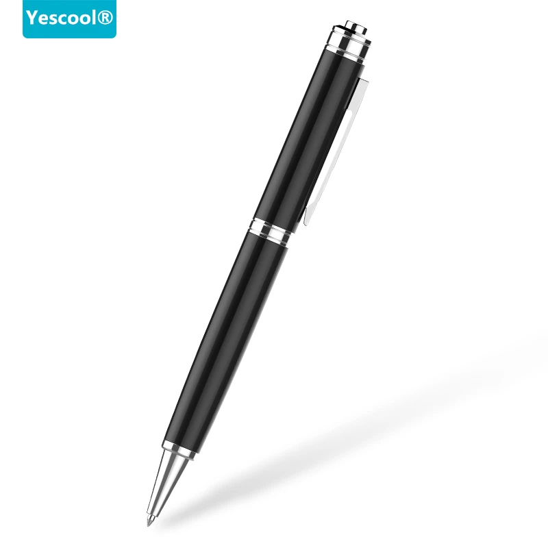 Черный Yescool A9+ 8 Гб Диктофон профессиональный цифровой диктофон ручка для записи tascam Denoise дальний скрытый регистратор для совещаний - Цвет: Черный