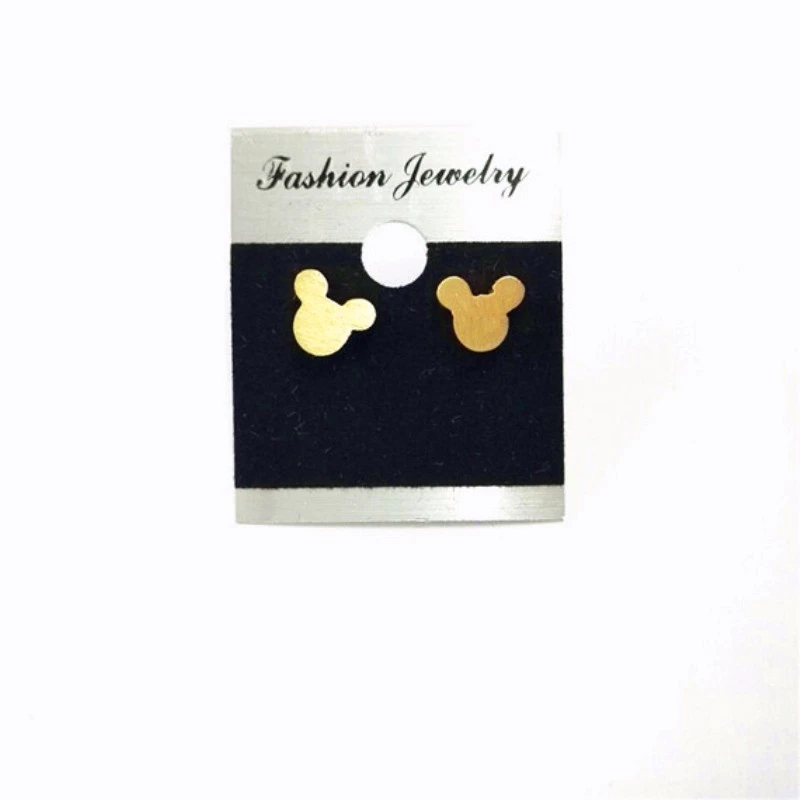 Великолепная сказка милые Мышь Серьги гвоздики Модные украшения Новинка 2017 года