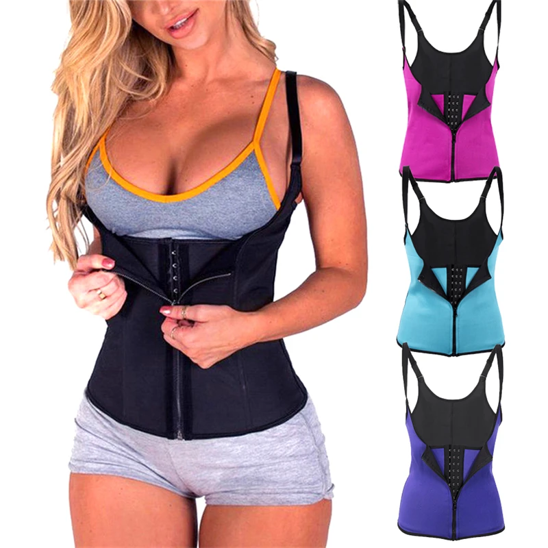 Лидер продаж неопреновый жилет для сауны и пота тренажер талии женщин похудения