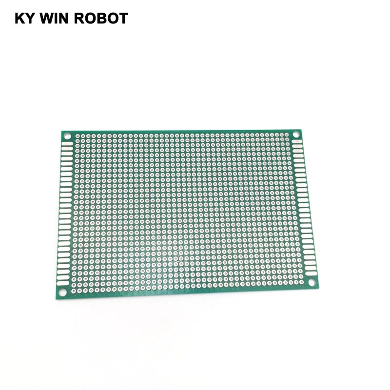 1 шт. 8x12 см 80x120 мм двухсторонний Прототип PCB универсальная печатная плата для Arduino