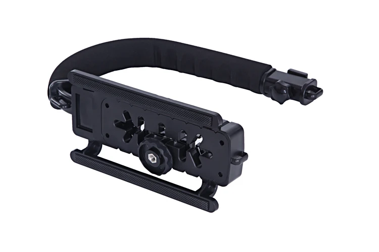 C Форма флэш кронштейн держатель видео ручка Ручной Стабилизатор рукоятка для