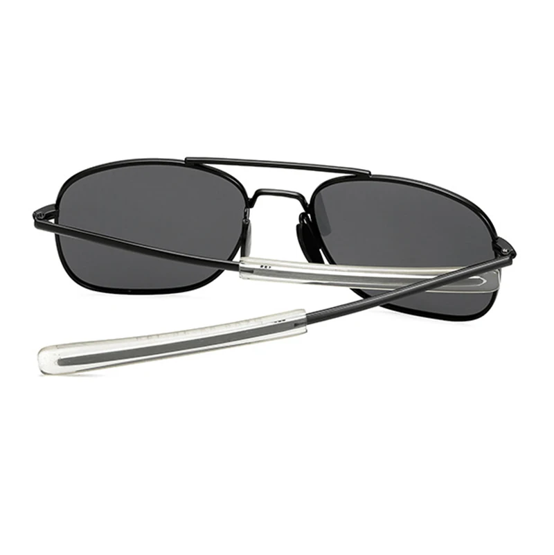 Mens Pilot Military Солнцезащитные очки Очки для вождения Очки Красные синие зеркала Черный Зеленый Фирменный дизайн Поляризованные солнцезащитные очки