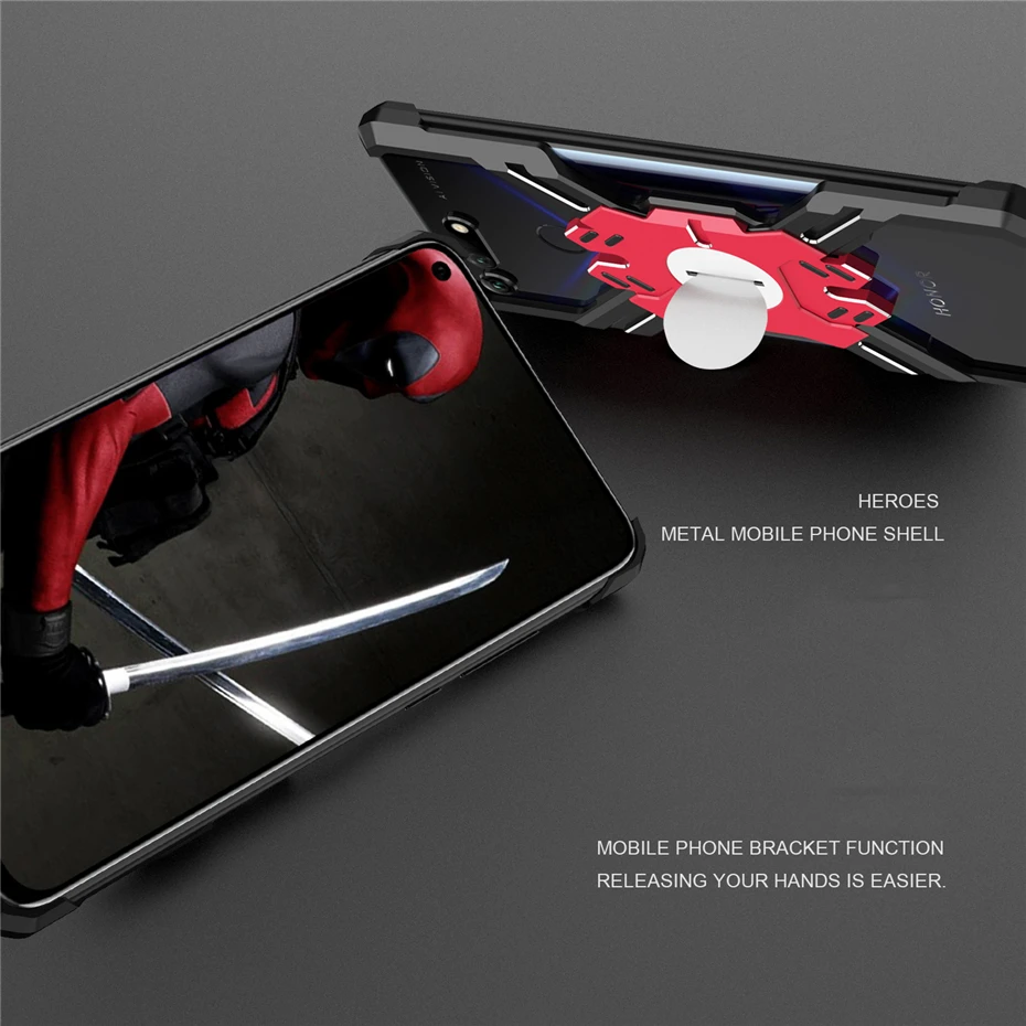 Механический чехол для телефона huawei honor V20 View 20, чехол для huawei mate 20 P20 Pro Nova 4 mate 20 P20, противоударный металлический чехол