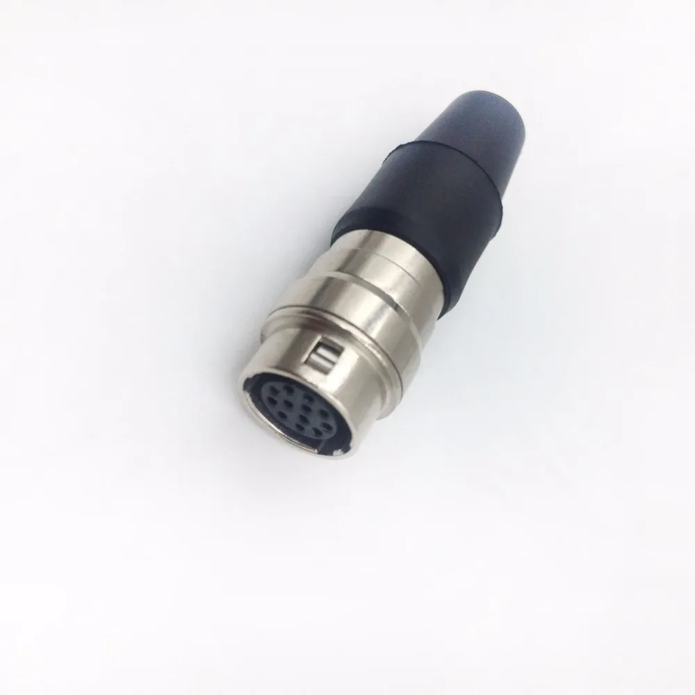 Металлический круглый разъем Hirose 4 6 10 12 штырьков Женский Разъем питания для