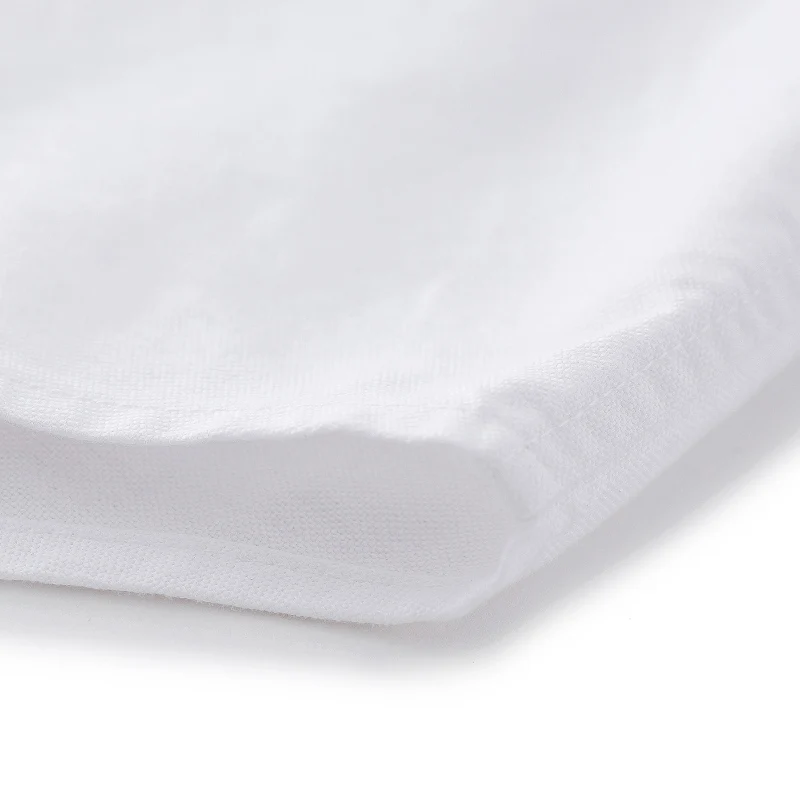 Markless осень 2017 г. белая Лоскутная рубашка мужская с длинными рукавами 100% хлопок