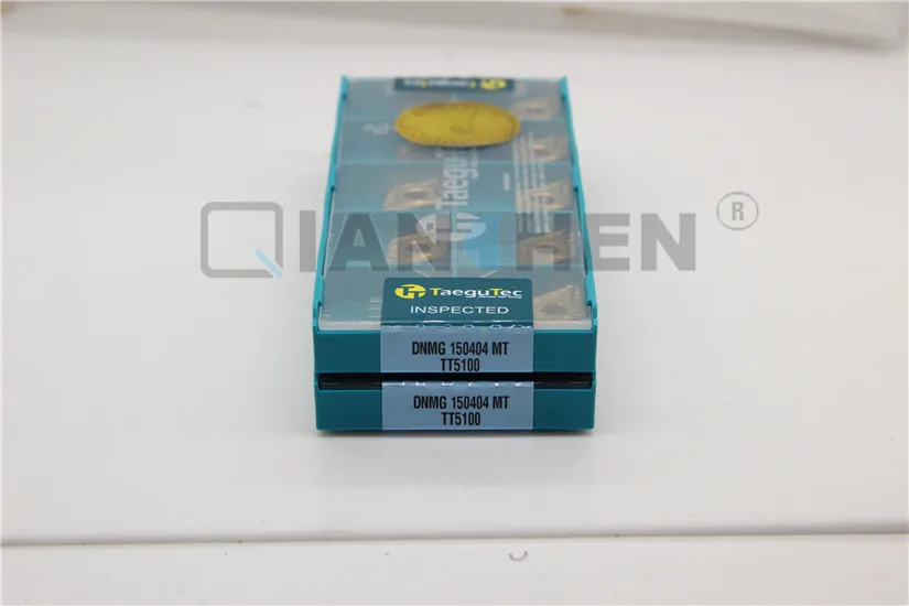 Токарные инструменты TaeguTec 10 шт./лот фрезерные фрезы TT5100 DNMG150404 MT карбидные вставки