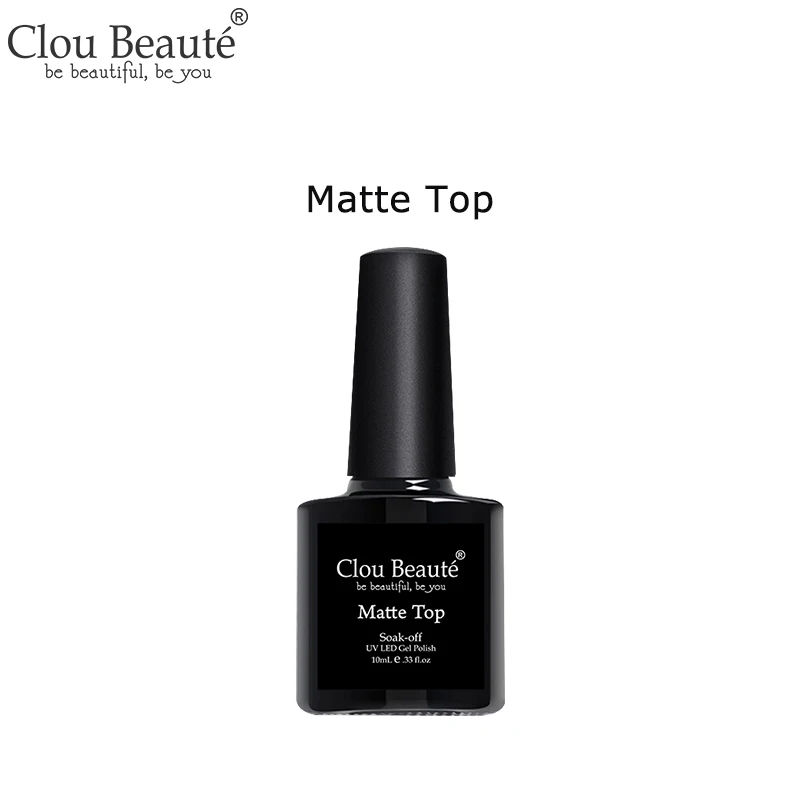 Clou Beaute Гель-лак для ногтей 15 мл Гель-лак Полупостоянный УФ светодиодный лак для ногтей впитывающий Белый гибридный гвоздь дизайн гель УФ - Цвет: Matte Top