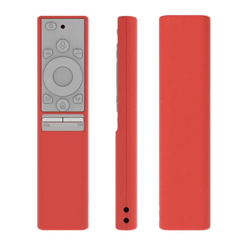 A Встроенная Дело удаленного чехол для samsung QLED smart ТВ чехол для samsung Smart Remote control случае BN59-01265A ТВ один пульт дистанционного управления силиконовые - Цвет: A