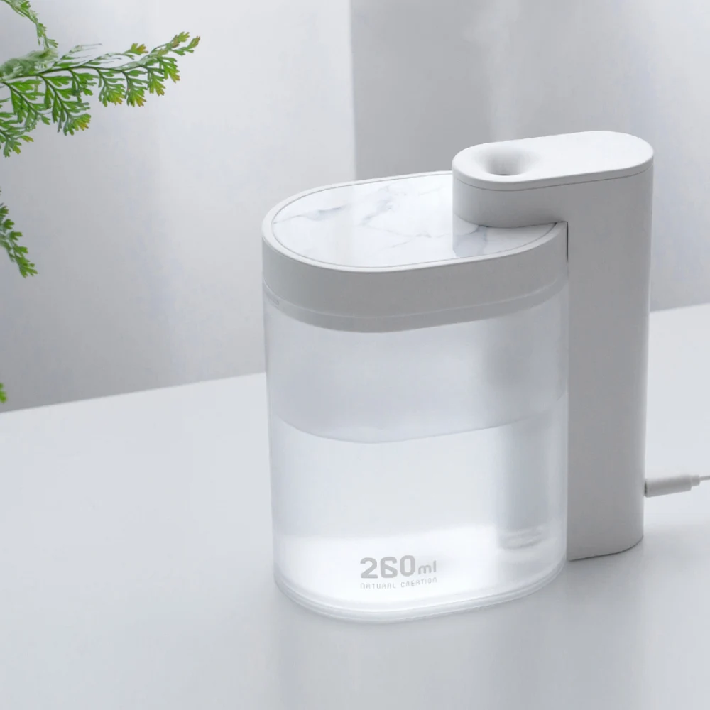 Xiaomi Mijia Sothing увлажнитель воздуха бытовой Настольный бесшумный очиститель воздуха геометрический Электрический распылитель воды зарядка через usb 260 мл
