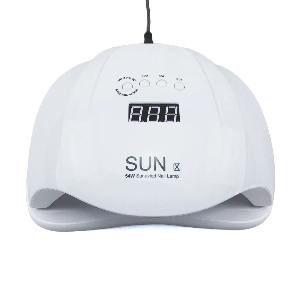 SUNX 48 Вт 54 Сушилка для ногтей УФ светодиодный Гель лак отверждения лампы с нижней 30