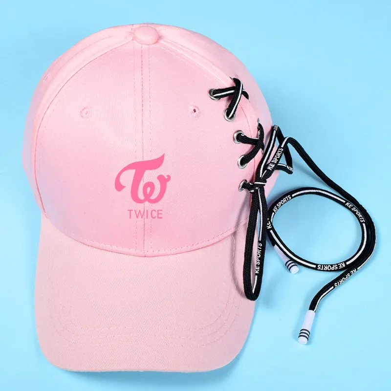 pink 7 Мода Kpop аксессуары GOT7 BLACKPINK EXO дважды Seventeen; Кей-Поп Бейсболка для улицы Snapback HatsMen/женщины хип-хоп Trucker Кепки - Цвет: pink 7