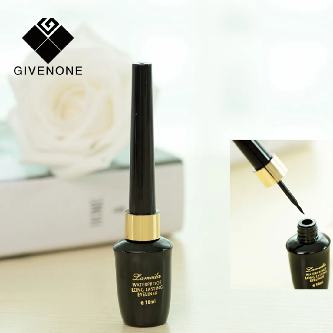 Стойкие водостойкие подводки для глаз GIVENONE жидкие гладкая косметика легко