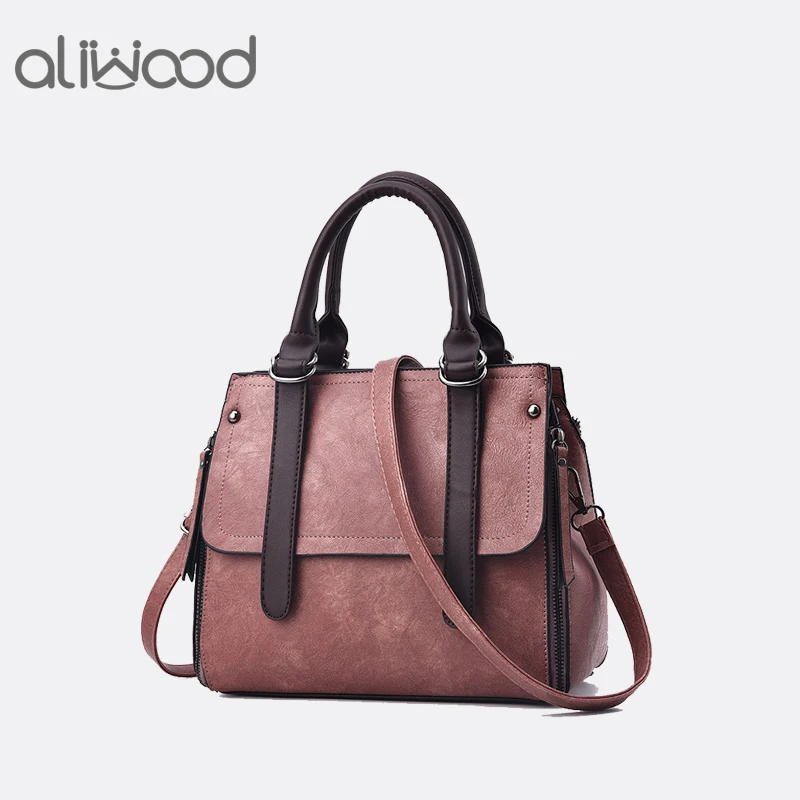 Aliwood 2018 Новая повседневная женская сумка женские кожаные сумки сумка-мессенджер