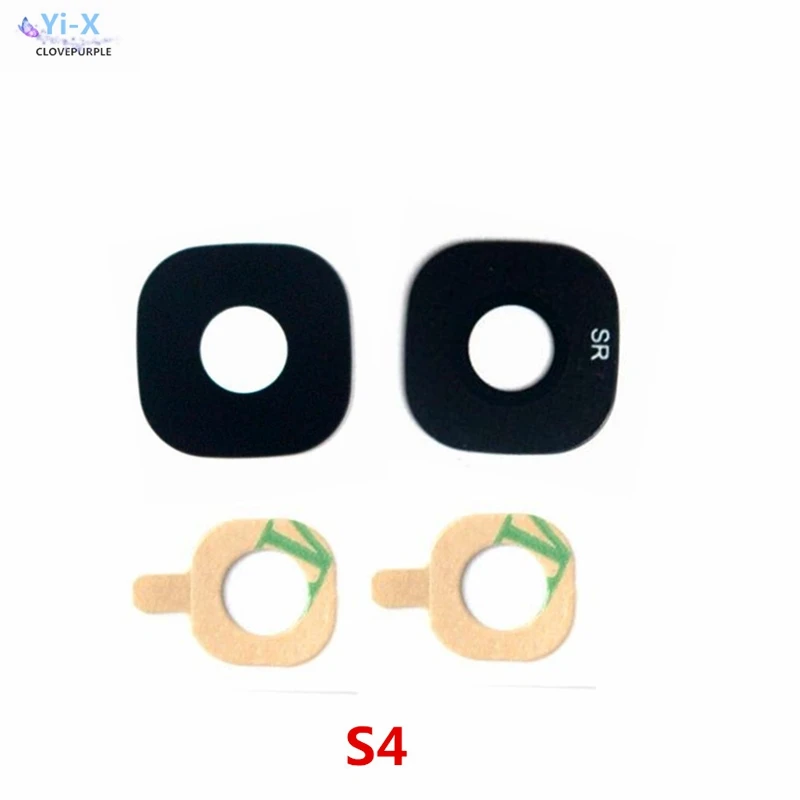 

50pcs/lot Back Rear Camera glass Lens with sticker for samsung galaxy S4